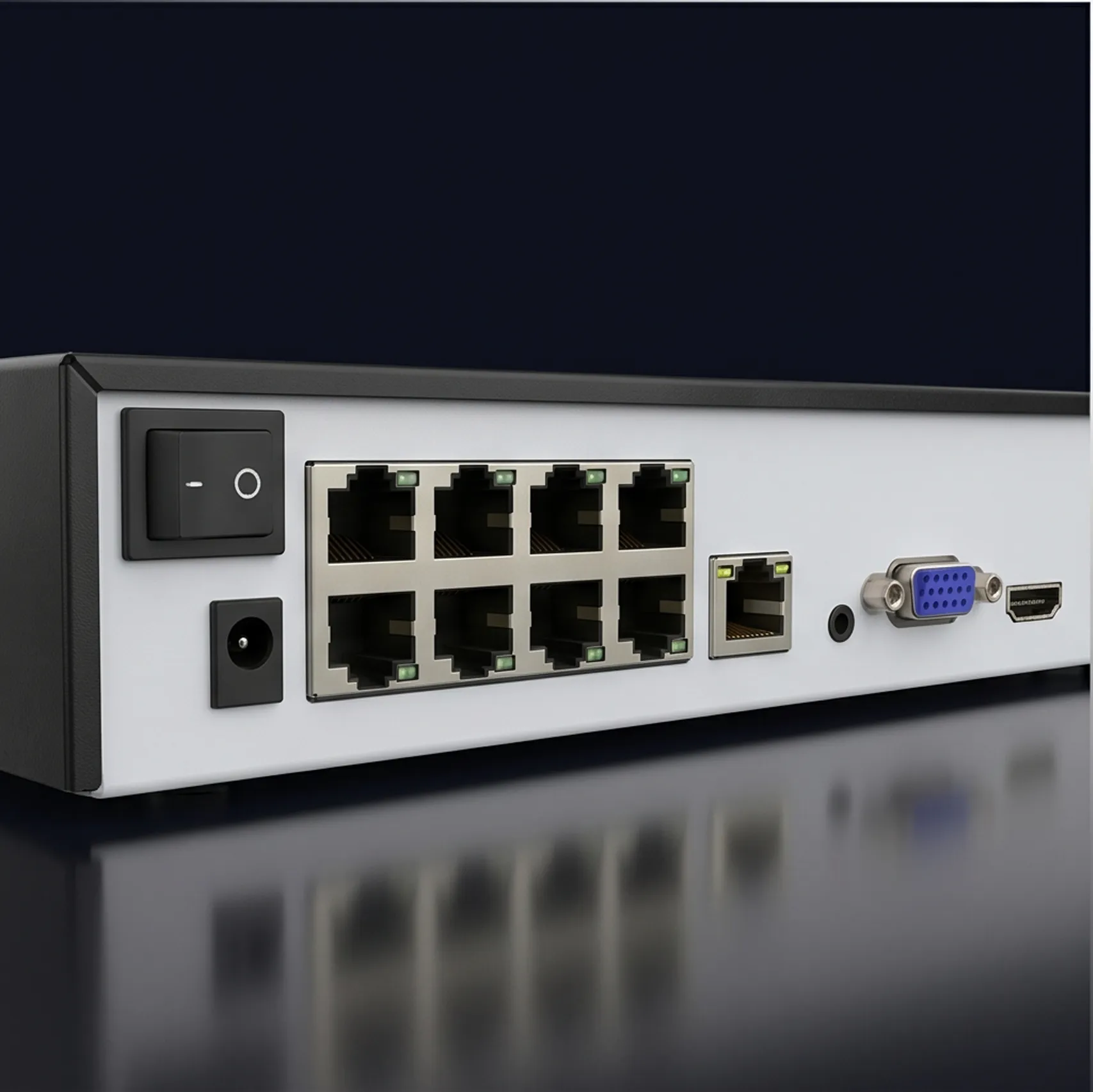 16-იანი 4MP IP POE სათვალთვალო კამერების კიტი + 2x 8ch NVR - 4